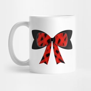 Red streaks bow Mug